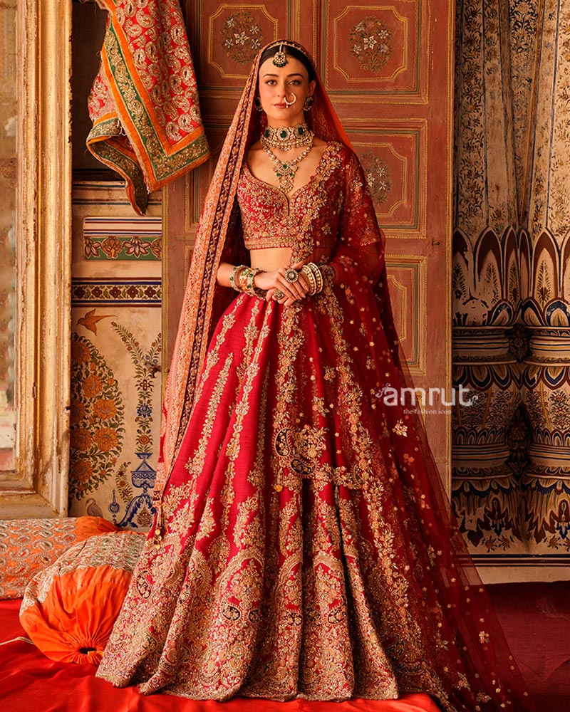 Red Bridal Lehengas 2018 Red Bridal Lehenga Pinterest Bridal
