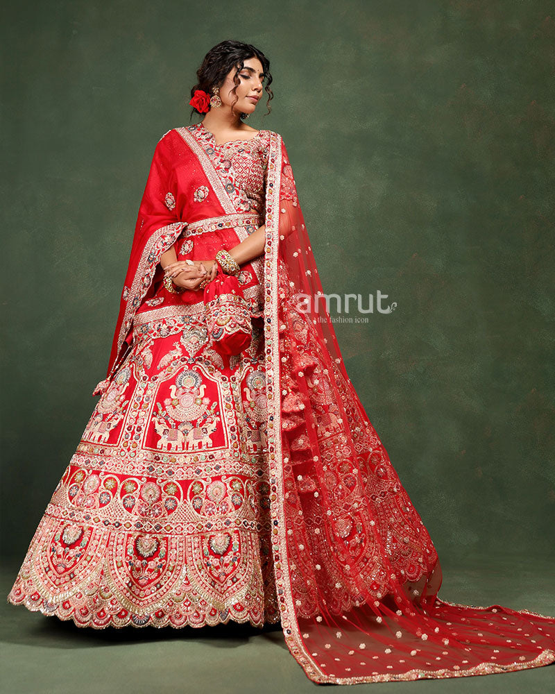 Unstitched 2024 bridal lehenga