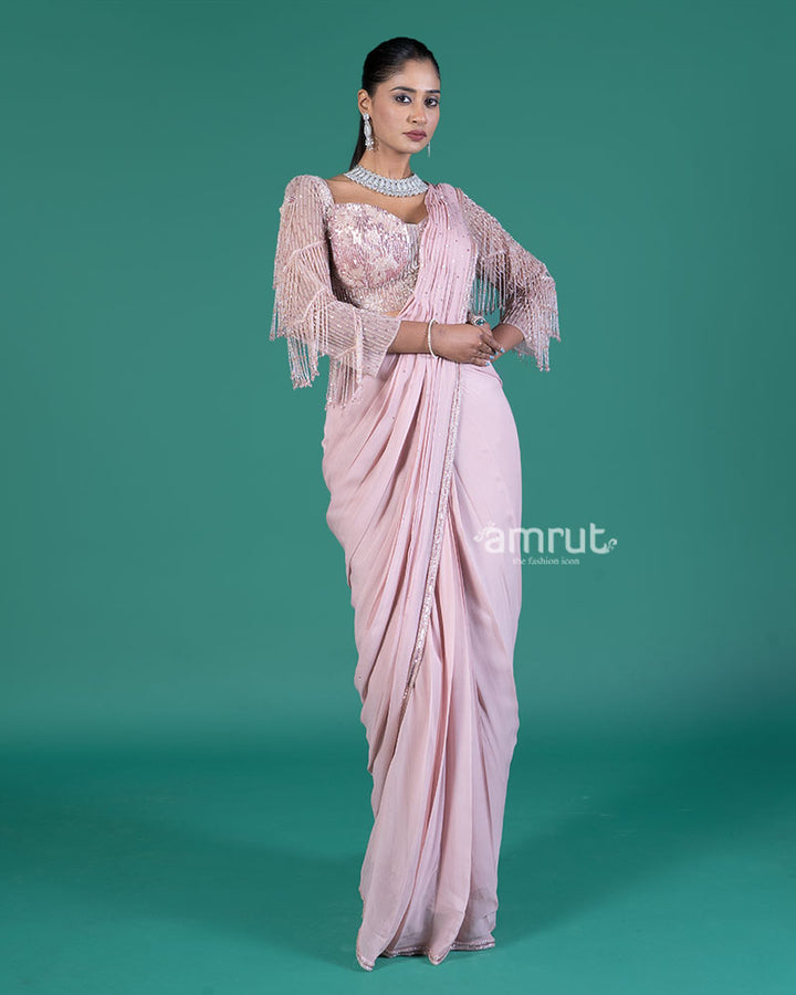 Pastel_Pink_Ready-to-Wear_Saree_with_Sequined_Blouse_and_Beaded_Fringe_04