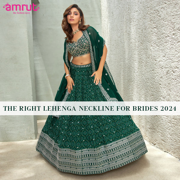 Transform Your Bridal Look With the Right Lehenga Neckline