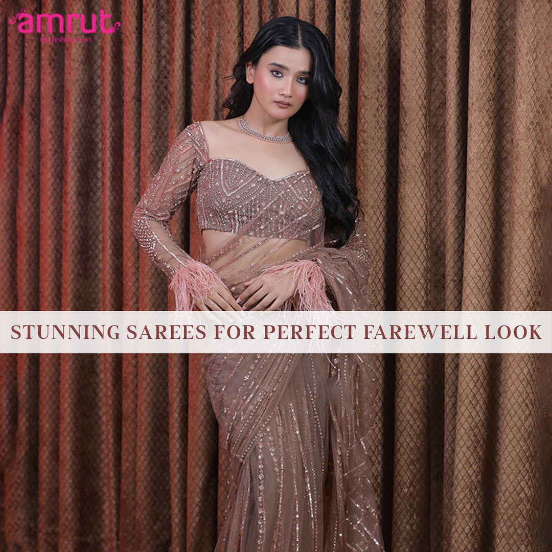 5 Stunning Sarees for Your Perfect Farewell Look