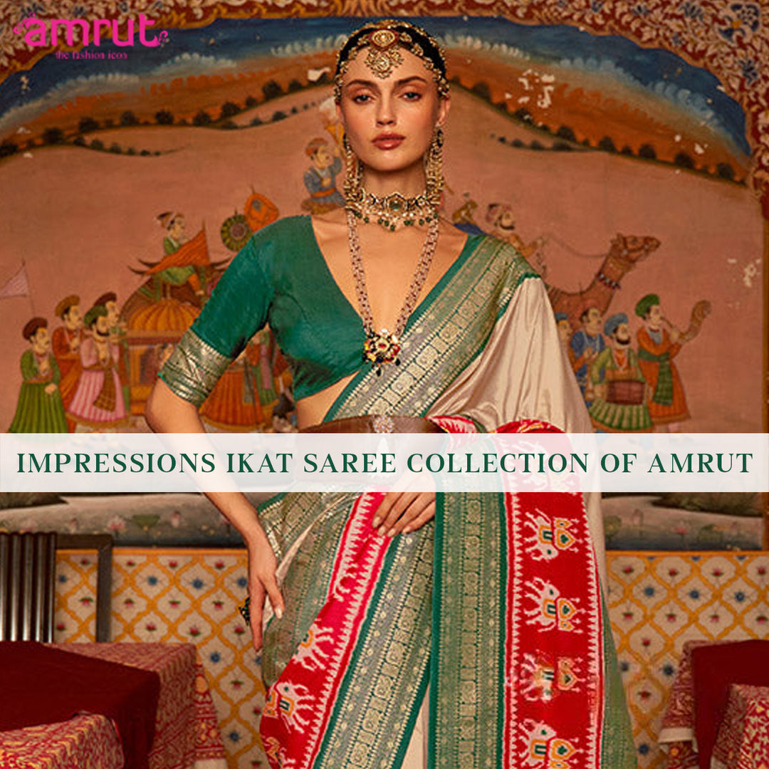 Impressions Ikat Saree Collection of Amrut
