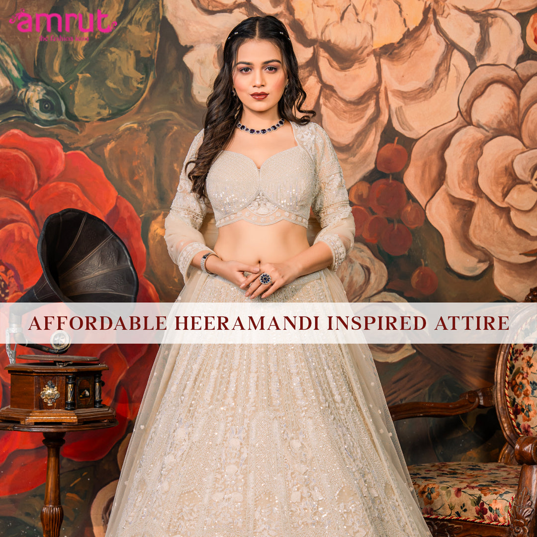 Budget-Friendly Heeramandi Inspired Anarkalis, Lehengas, and Sarees