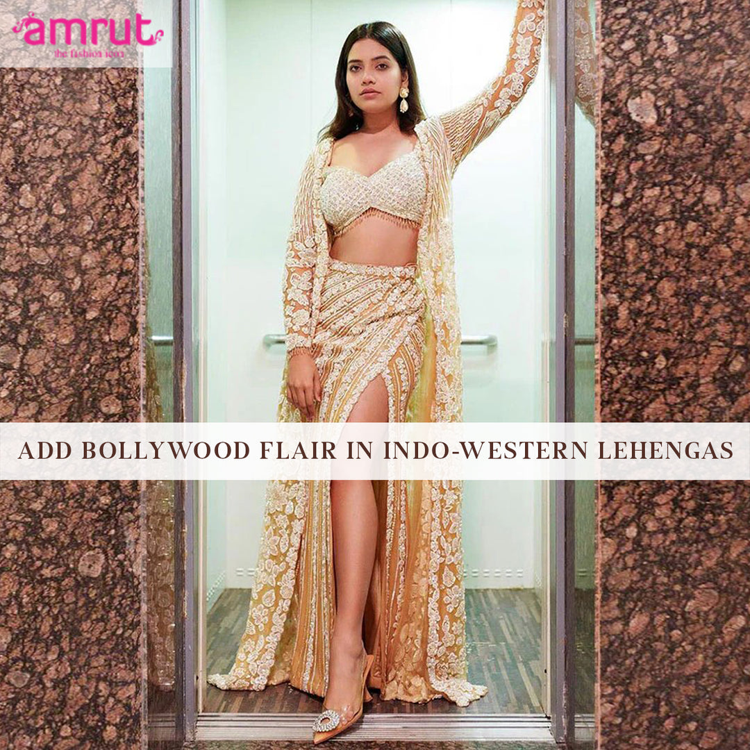 Add Bollywood Flair To Your Wardrobe With Indo-Western Lehengas