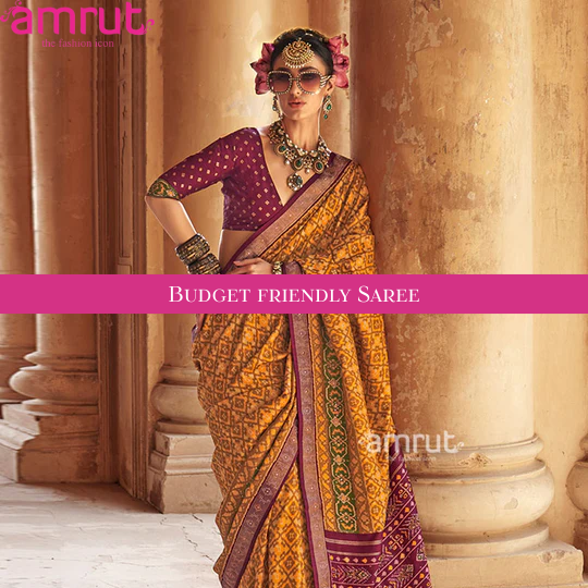 Budget friendly Saree Collection at for Amrut Fashion