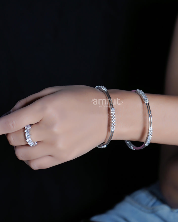 925 Sterling Pure Silver Bangles