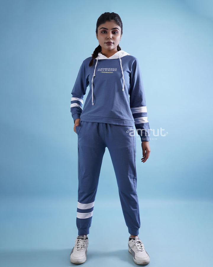 Blue Comfy and Casual Co-ord Set