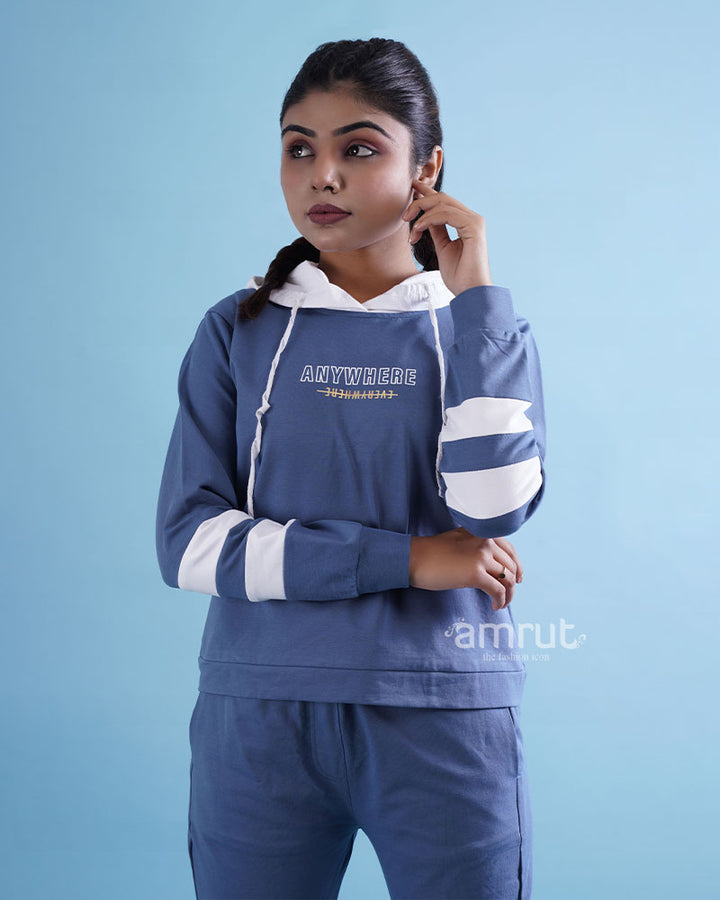 Blue Comfy and Casual Co-ord Set