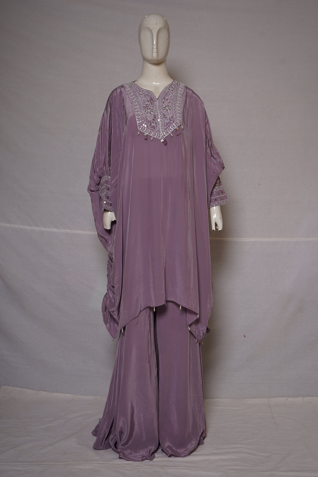 Dusty Lavender Kaftan Co-Ord Set