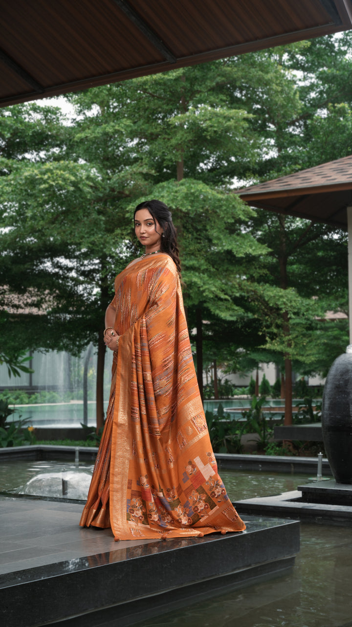 Moya Mahal Premium Printed Silk Saree Collection