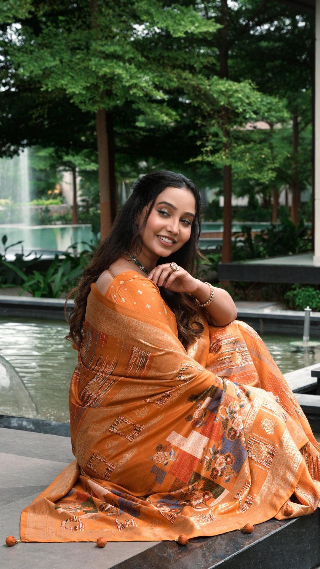 Moya Mahal Premium Printed Silk Saree Collection