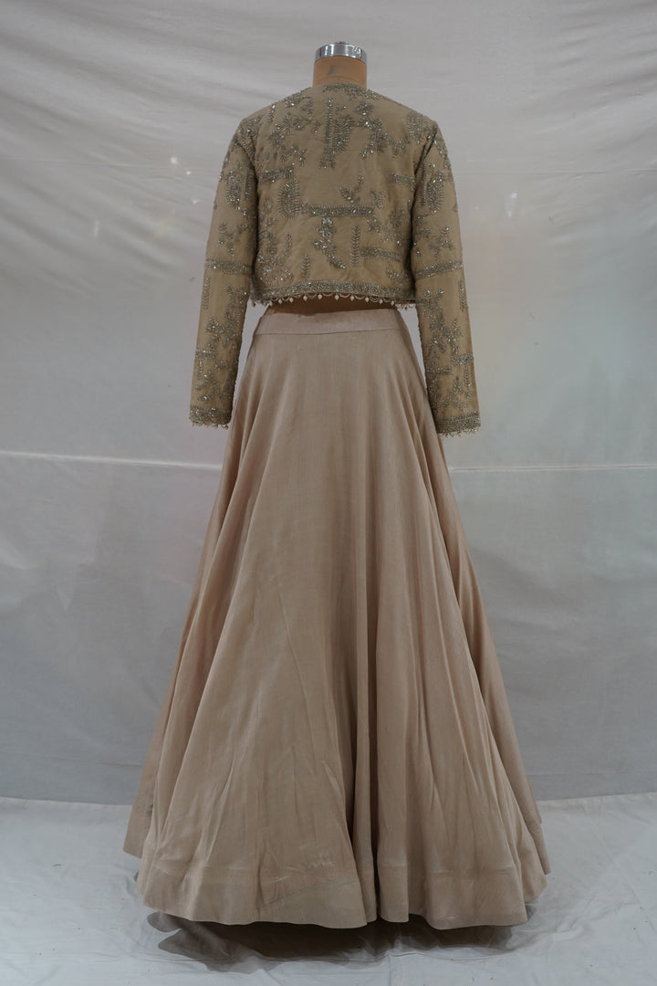 Sea Green Embroidered Anarkali Suit Set with Dupatta