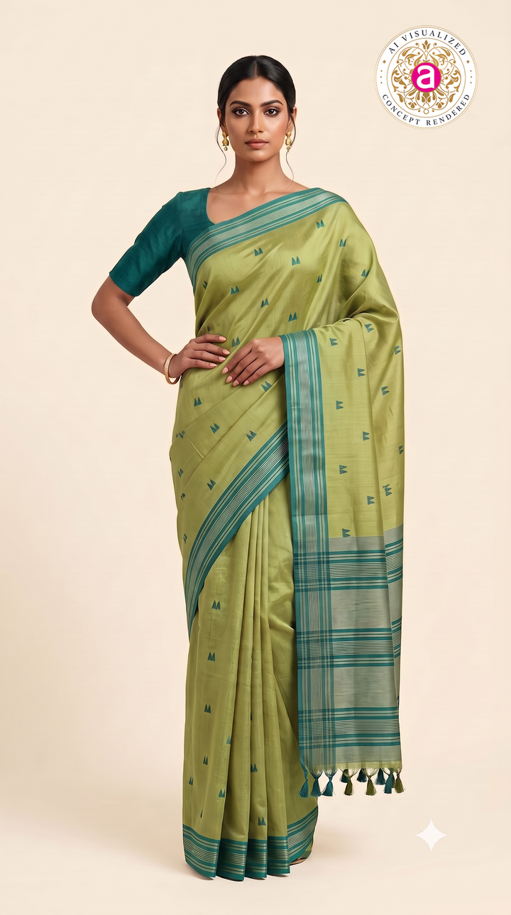 Aarika Premium Soft Silk Saree with Elegant Zari Border & Tassel Pallu