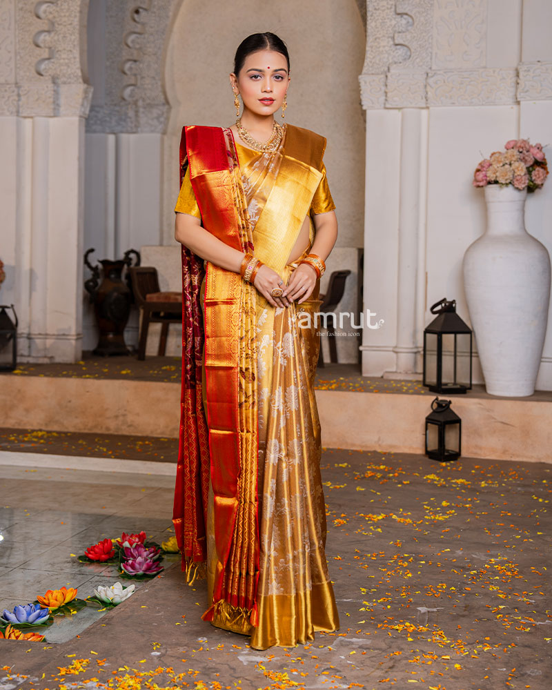 Buy Bridal Sarees Online Wedding Sarees for Bride Party Wear Sarees Amrut AMRUT