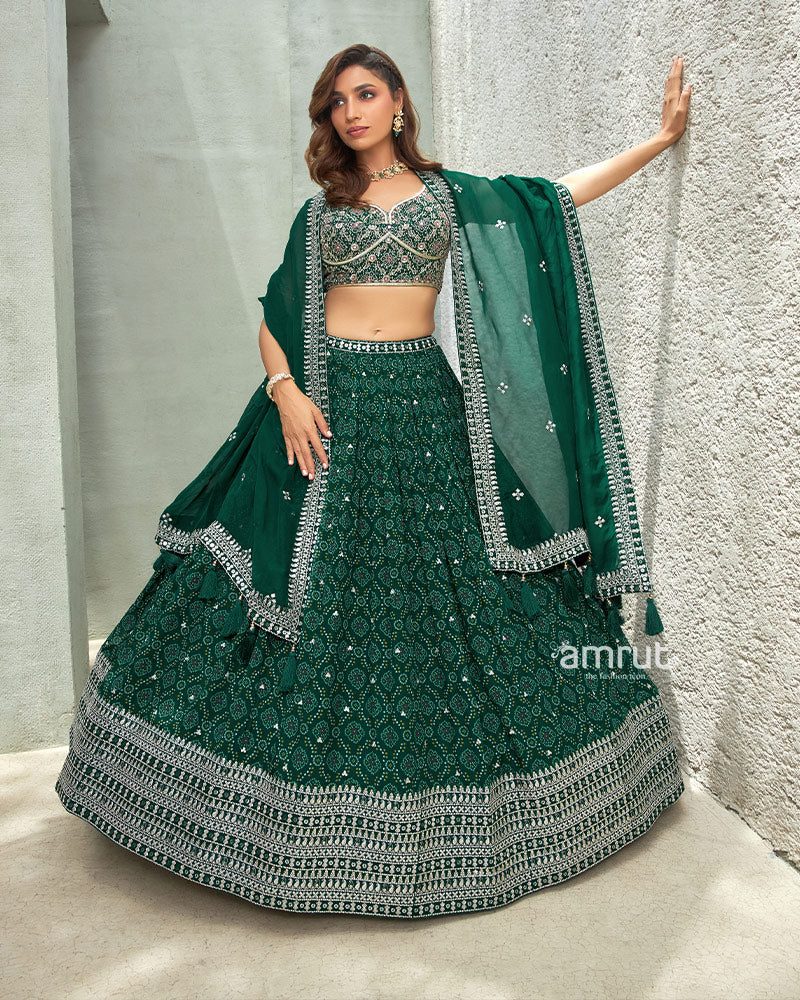 How to Style Crop Top Lehenga Without a Dupatta?