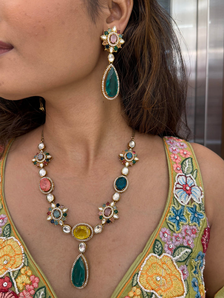 Floral Bliss Embroidered Lehenga Set – Spring Bloom Collection