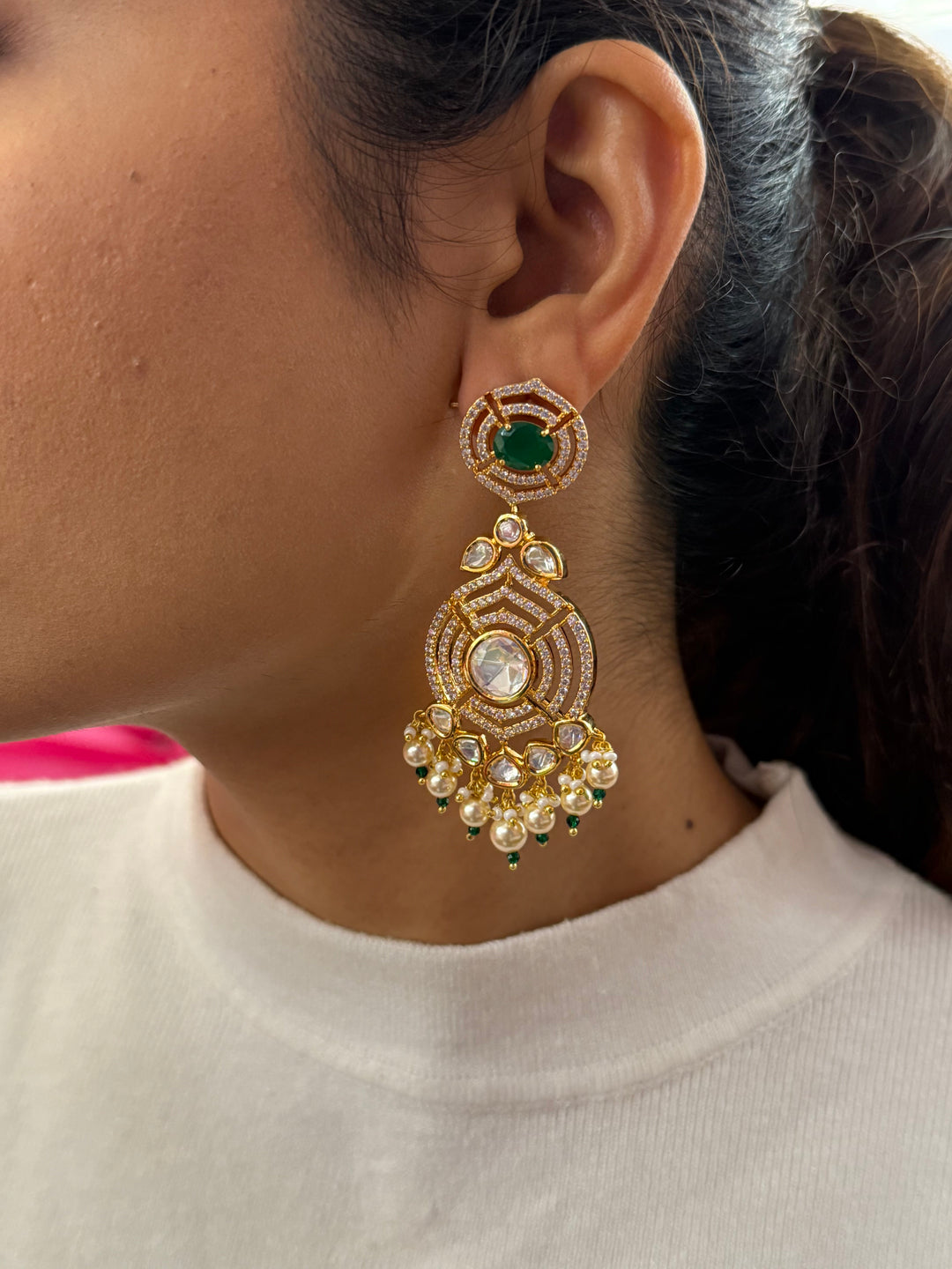 Exquisite Bridal Kundan Choker Set with Earrings & Maang Tikka
