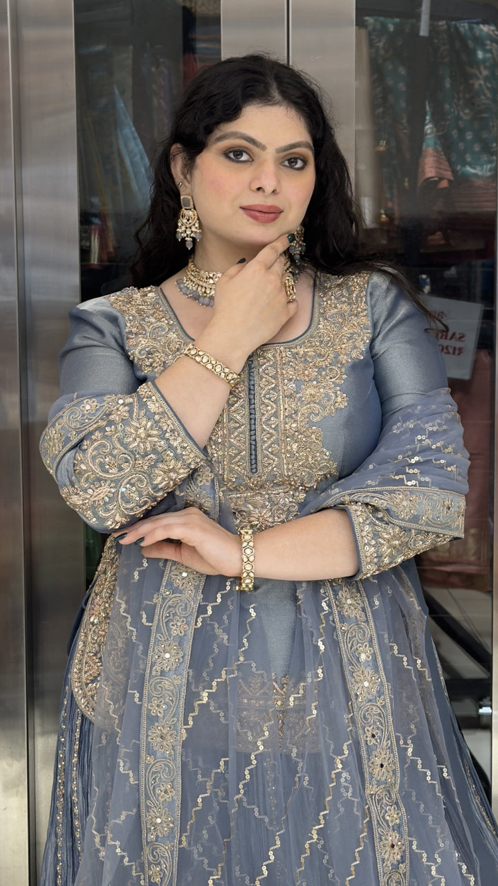 Designer Embroidered Sharara Set with Organza Dupatta Premium Wedding & Festive Wear
