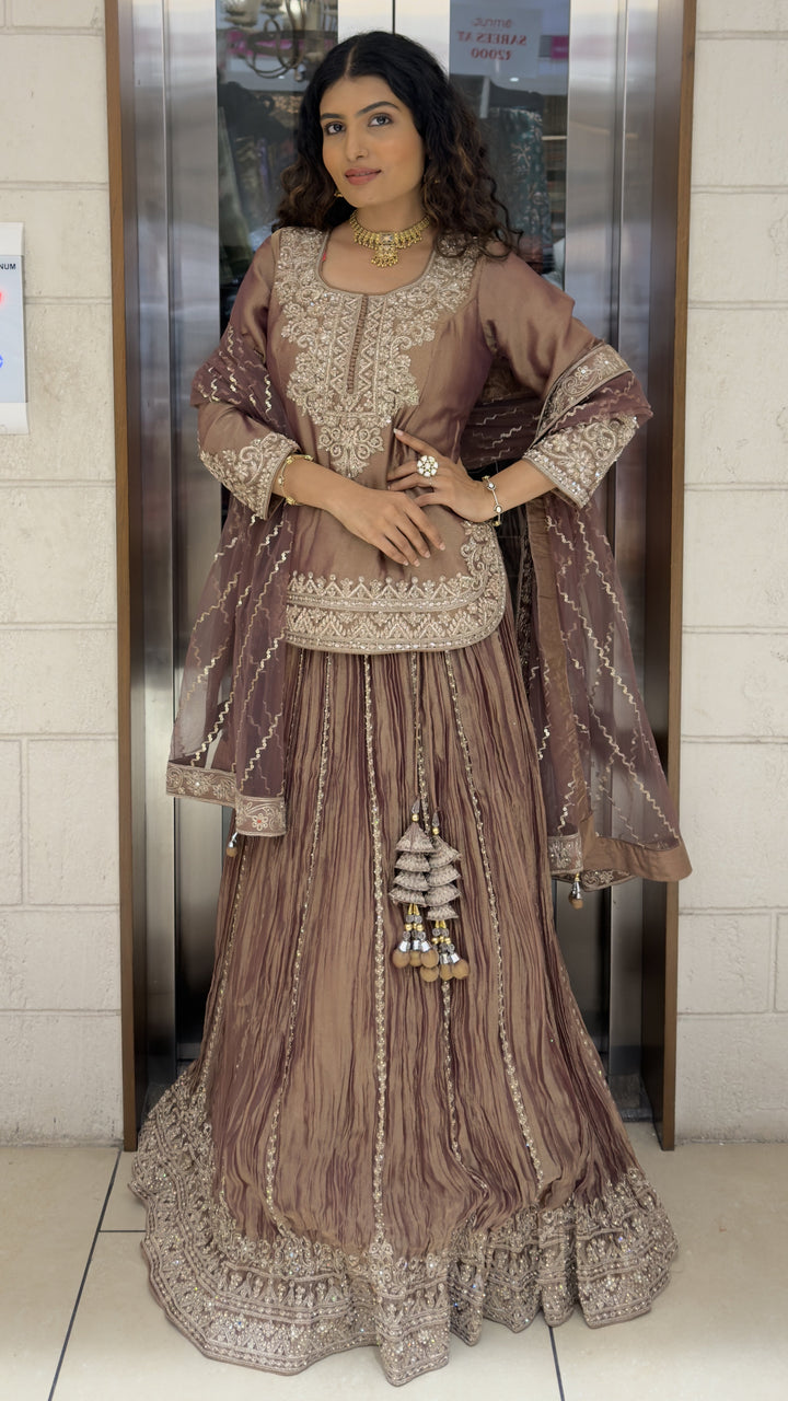 Designer Embroidered Sharara Set with Organza Dupatta Premium Wedding & Festive Wear