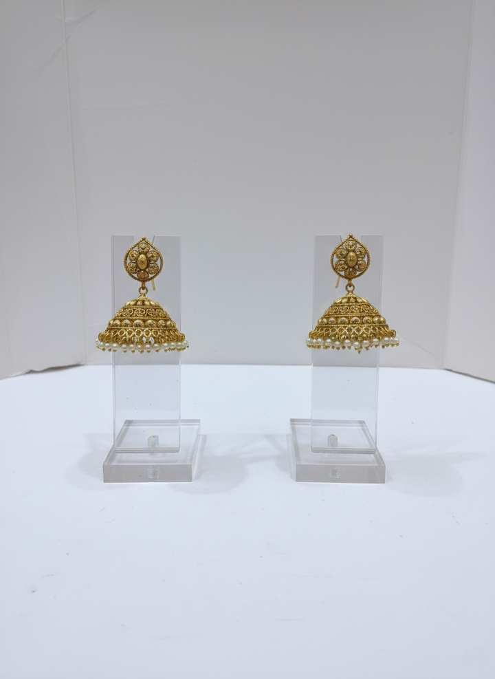 Traditional Kasumala and Pearl Antique Gold Set