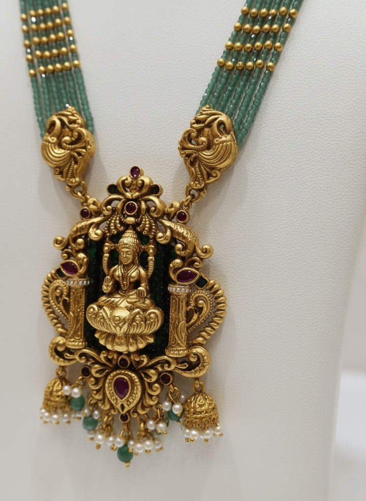 Grace of Goddess: Lakshmi Temple Jewellery Set