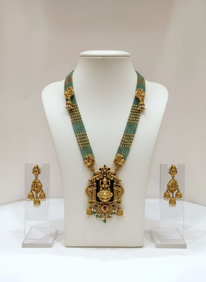 Grace of Goddess: Lakshmi Temple Jewellery Set