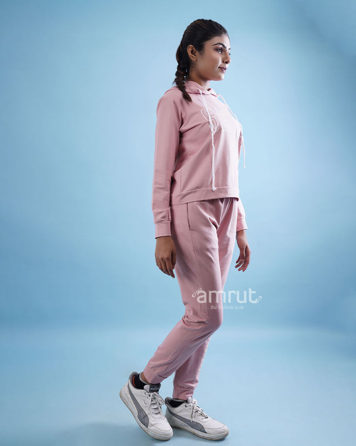 Baby Pink Comfy and Casual Co-ord Set