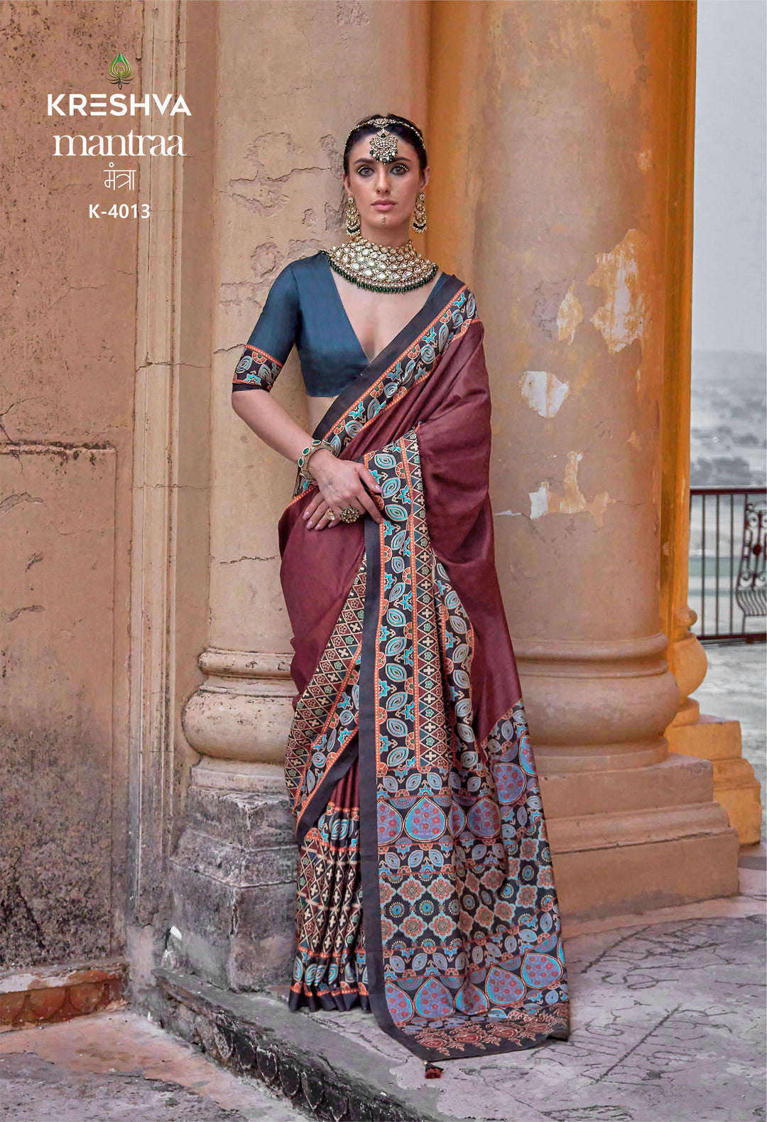 Mantraa Premium Printed Silk Saree Collection