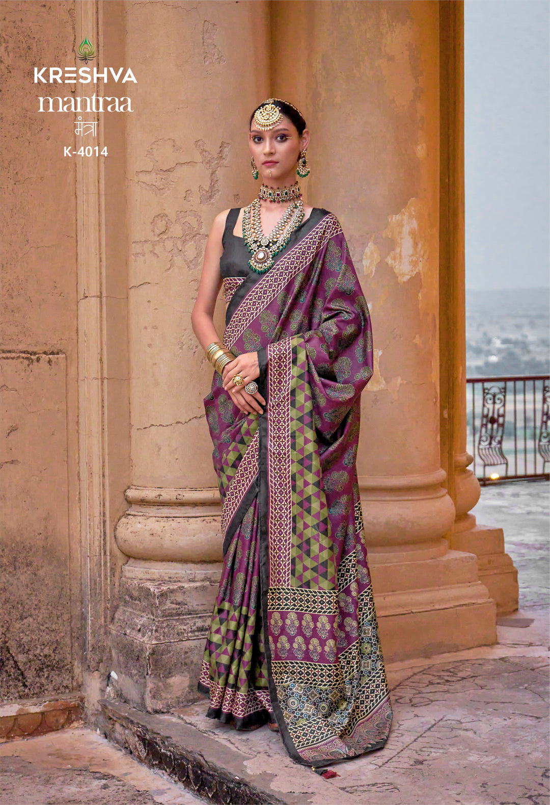 Mantraa Premium Printed Silk Saree Collection