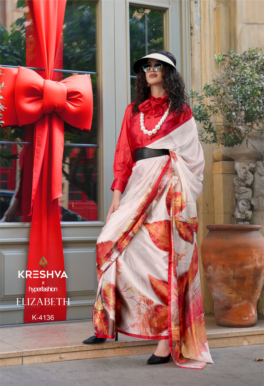Elizabeth Designer Satin Silk Saree Collection | Contemporary Luxury Prints