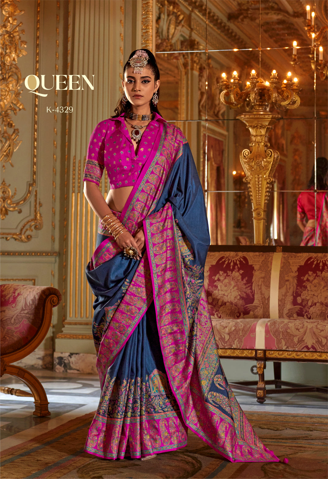 Queen Royal Heritage Premium Silk Saree Collection