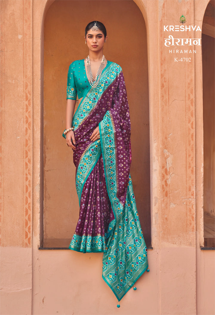 Hiraman Designer Patola Silk Saree Collection | Traditional Heritage Weaves