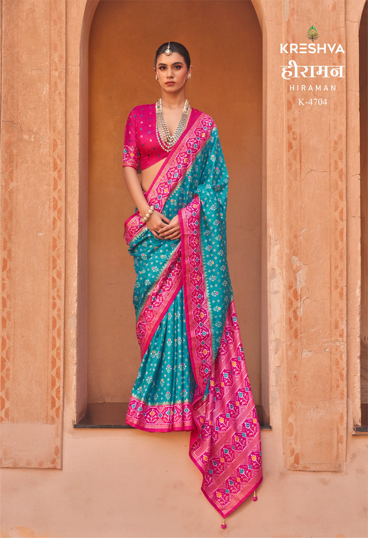 Hiraman Designer Patola Silk Saree Collection | Traditional Heritage Weaves