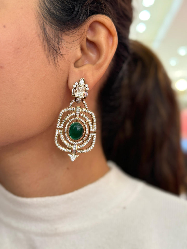 Regal Emerald and Ruby Polki Choker Necklace