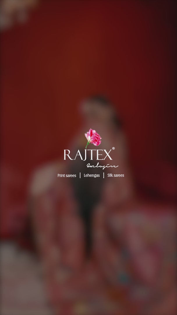 Black Kashmiri Modal Pashmina Saree with Multicolor Floral Weaving