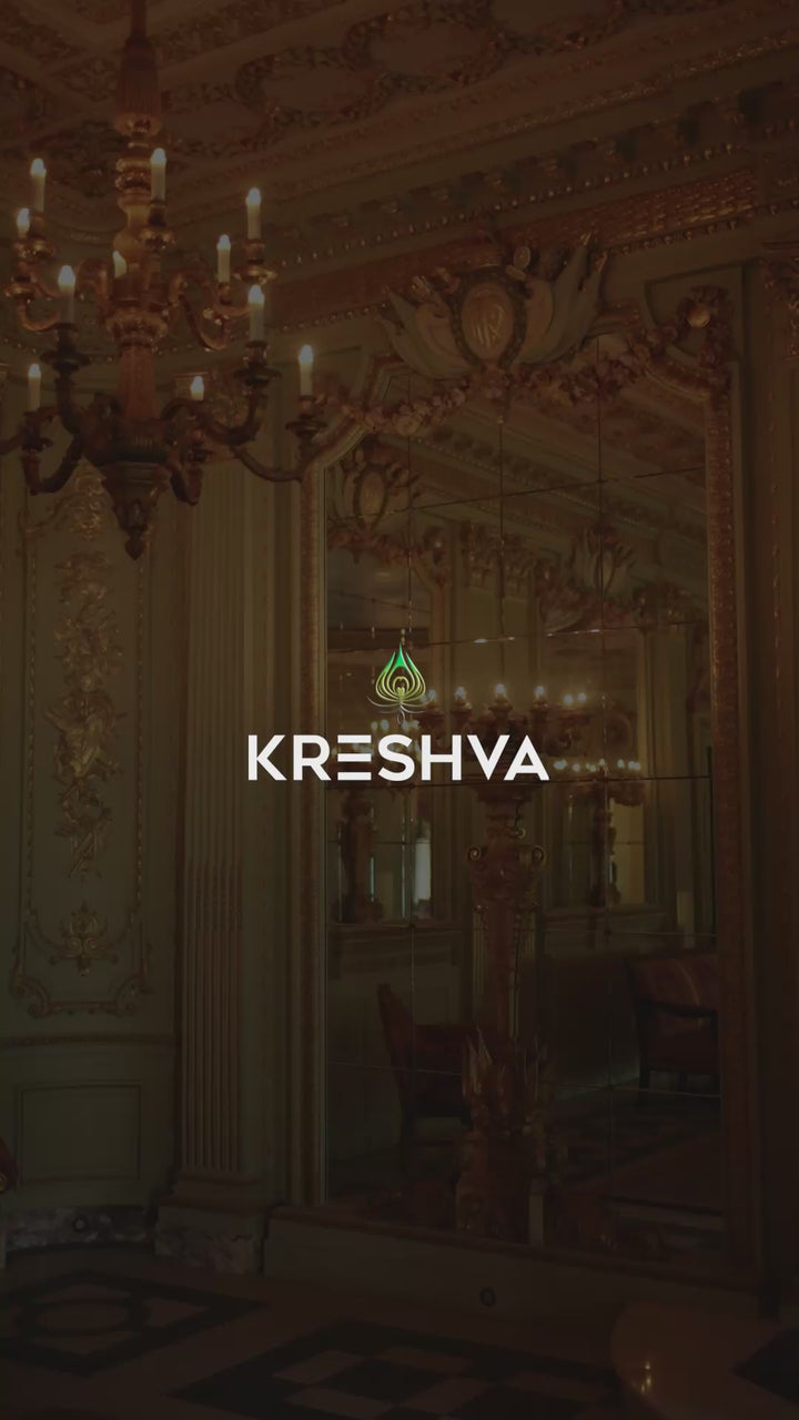 Navy Blue Pashmina Inspired Heritage Print Saree with Rani Pink Blouse